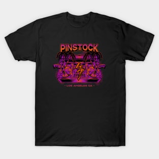 Pinstock Band - Boom Box (Purple) T-Shirt